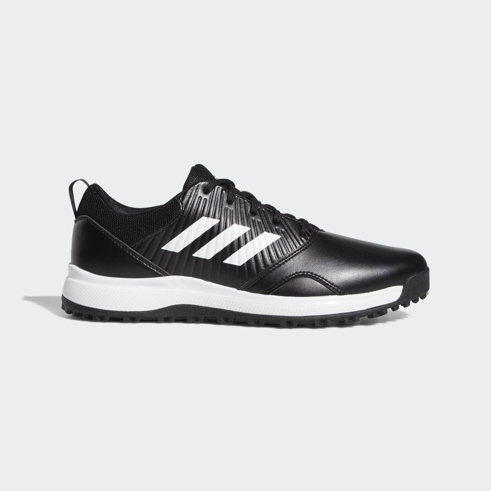 Adidas Men's CP Traxion Spikeless Golf Shoes Black/White/Silver Metal Ireland BD7138